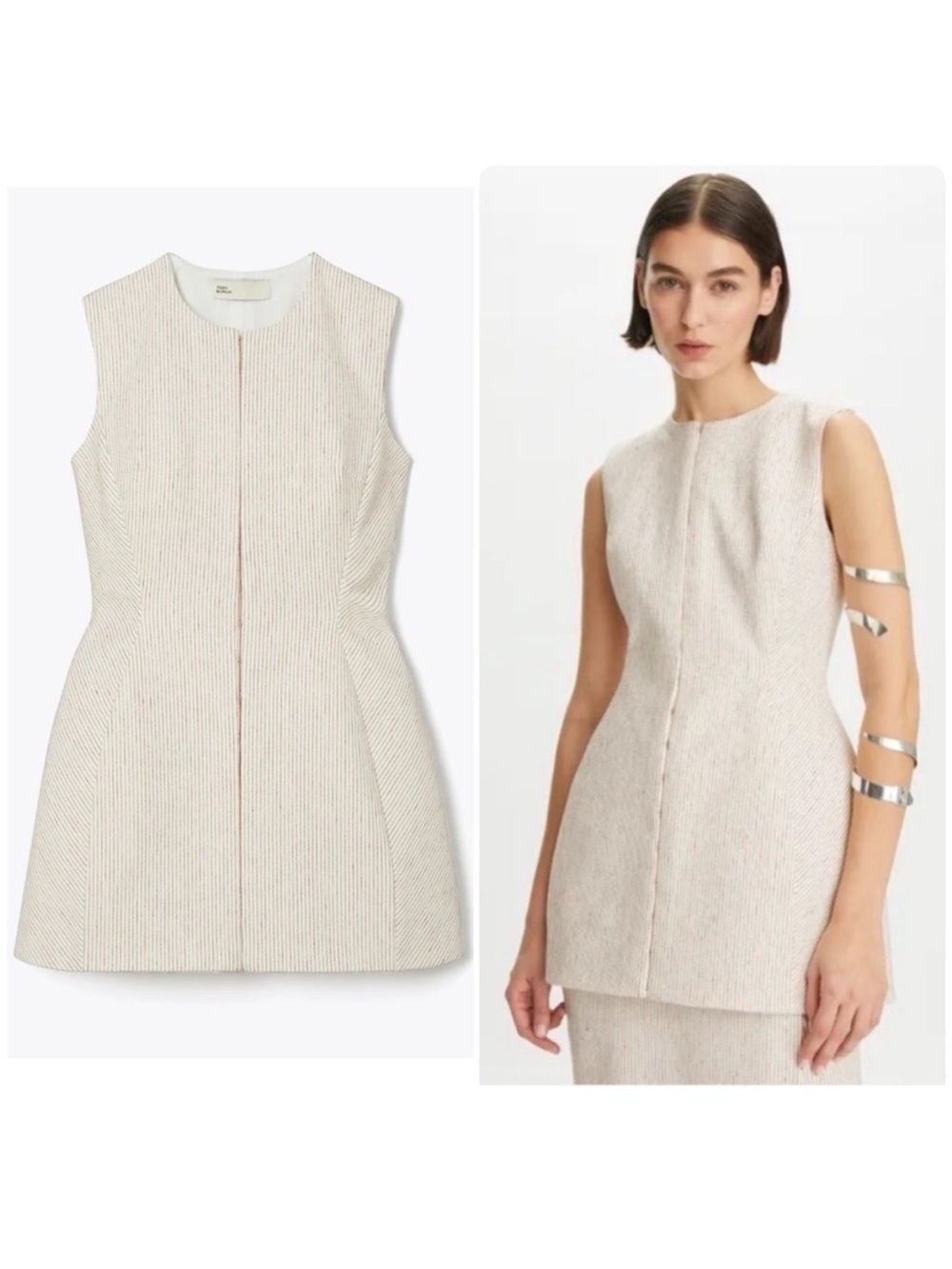 Tory Burch Hook and Eye Tunic Dress